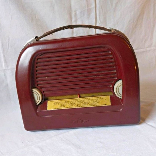 Braun röhrenradio kofferradio - braun,