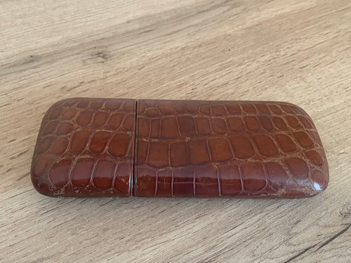 Vintage krokodilleder - vintage,